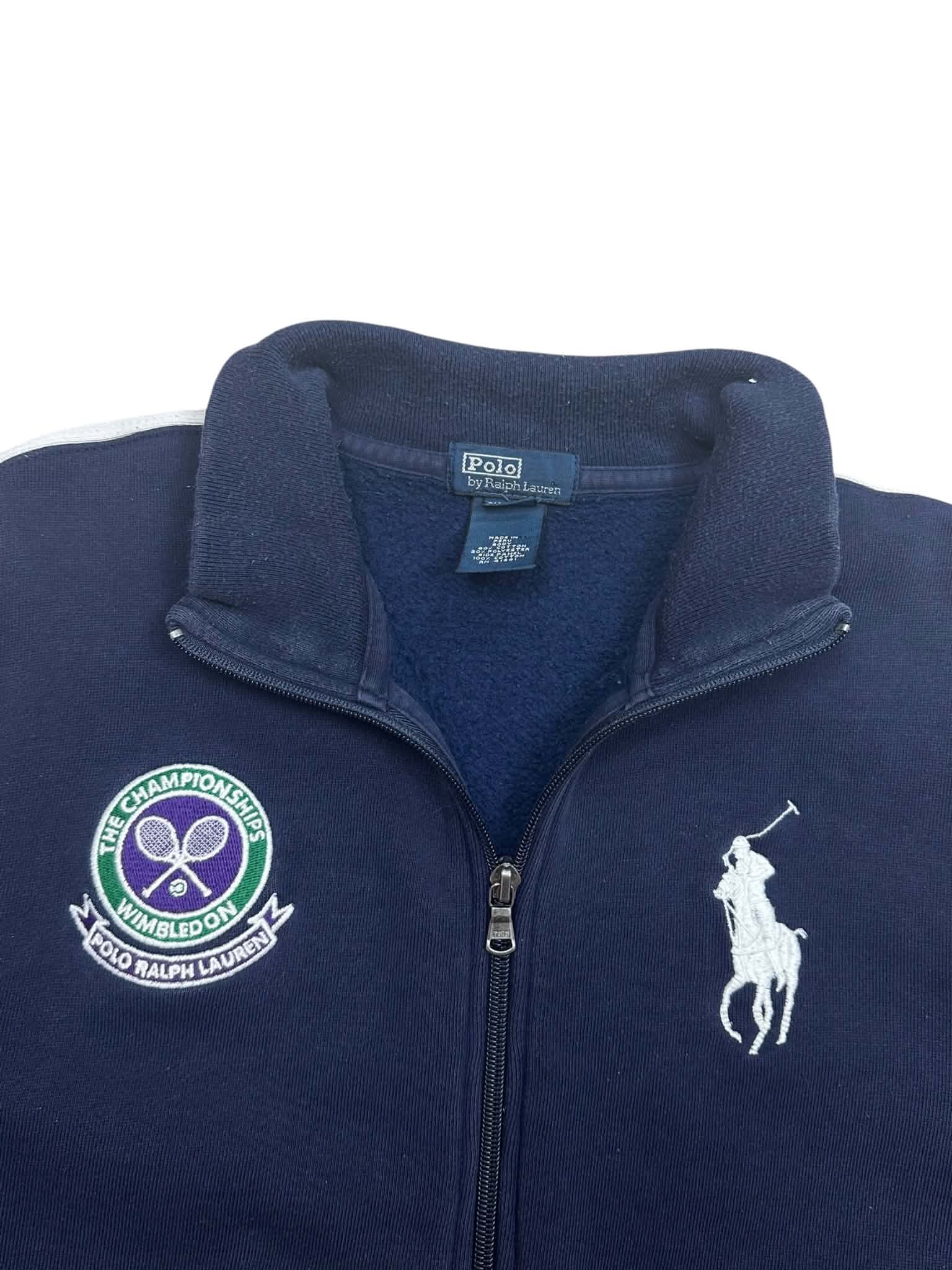 Polo Ralph Lauren Chief Keef Bigpony Wimbledon Full Zip Up (Women L - Men S)