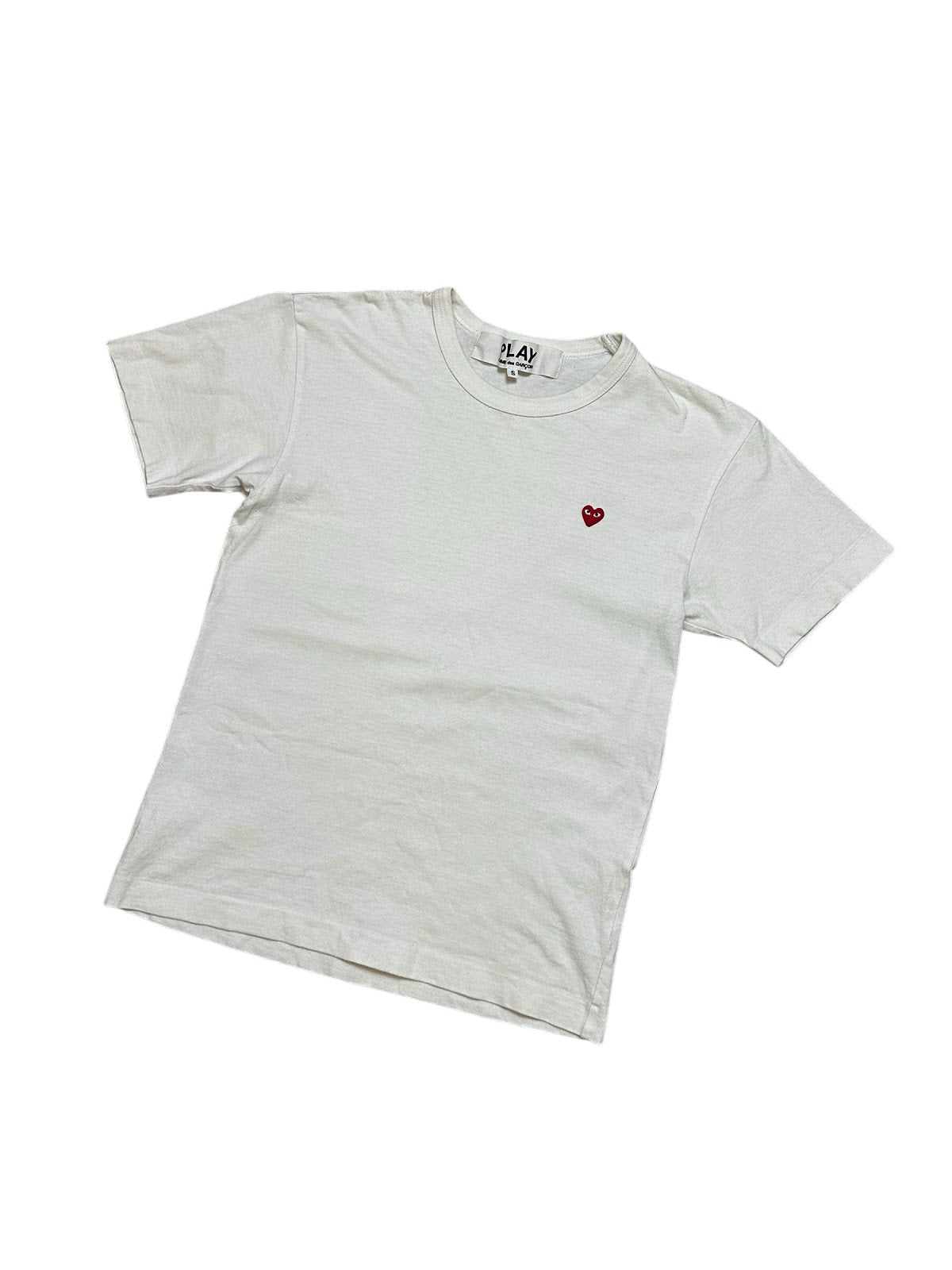 Comme des Garçons PLAY Heart Logo Tee (Women S - Men XS)
