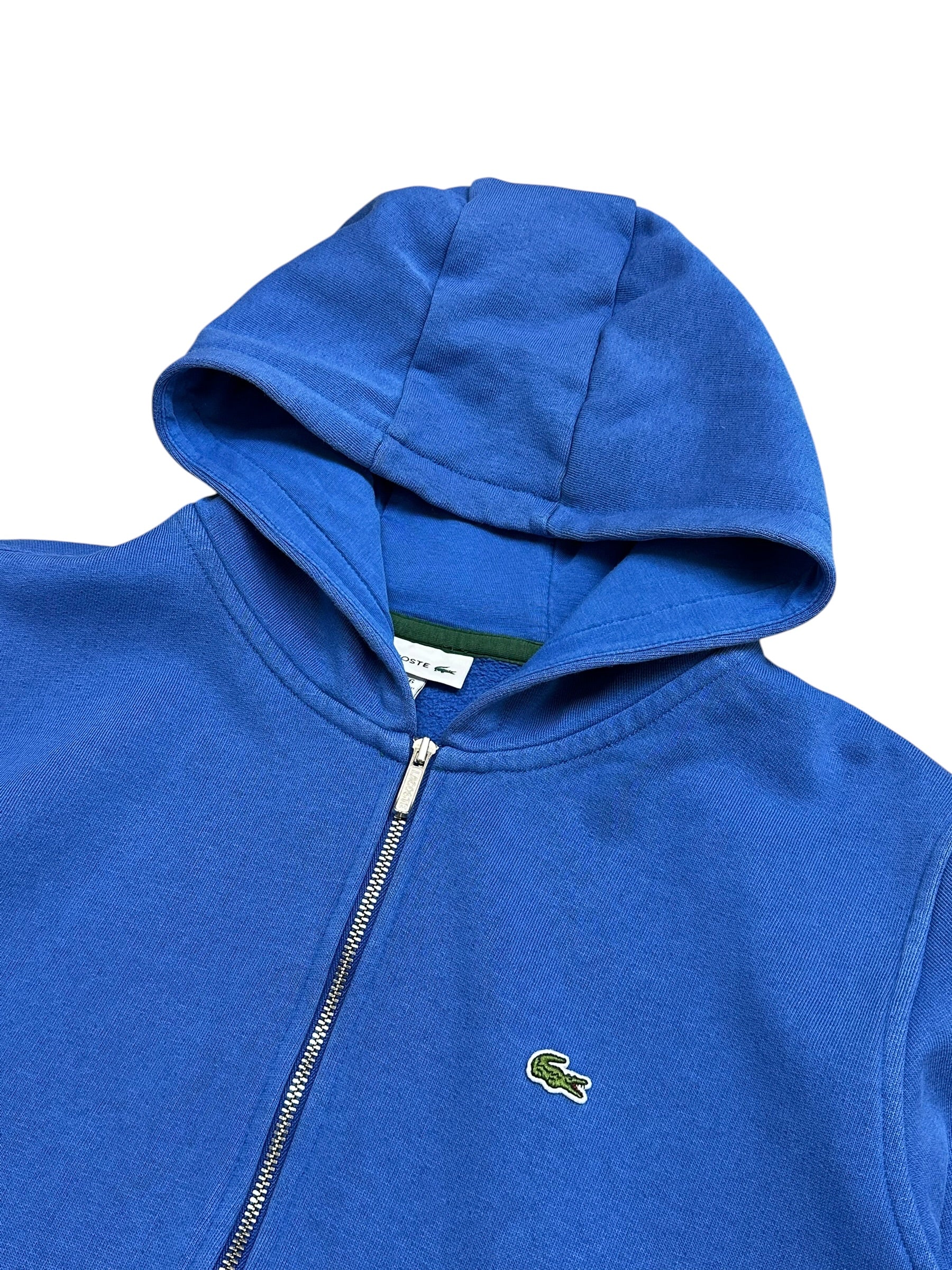Lacoste Blue Full Zip Up Hoodie (S)