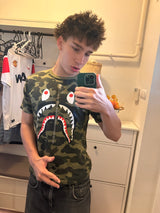 BAPE PONR 1st Camo Shark '00s Tee (M)