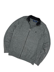 Polo Ralph Lauren Grey Full Zip Up (M)