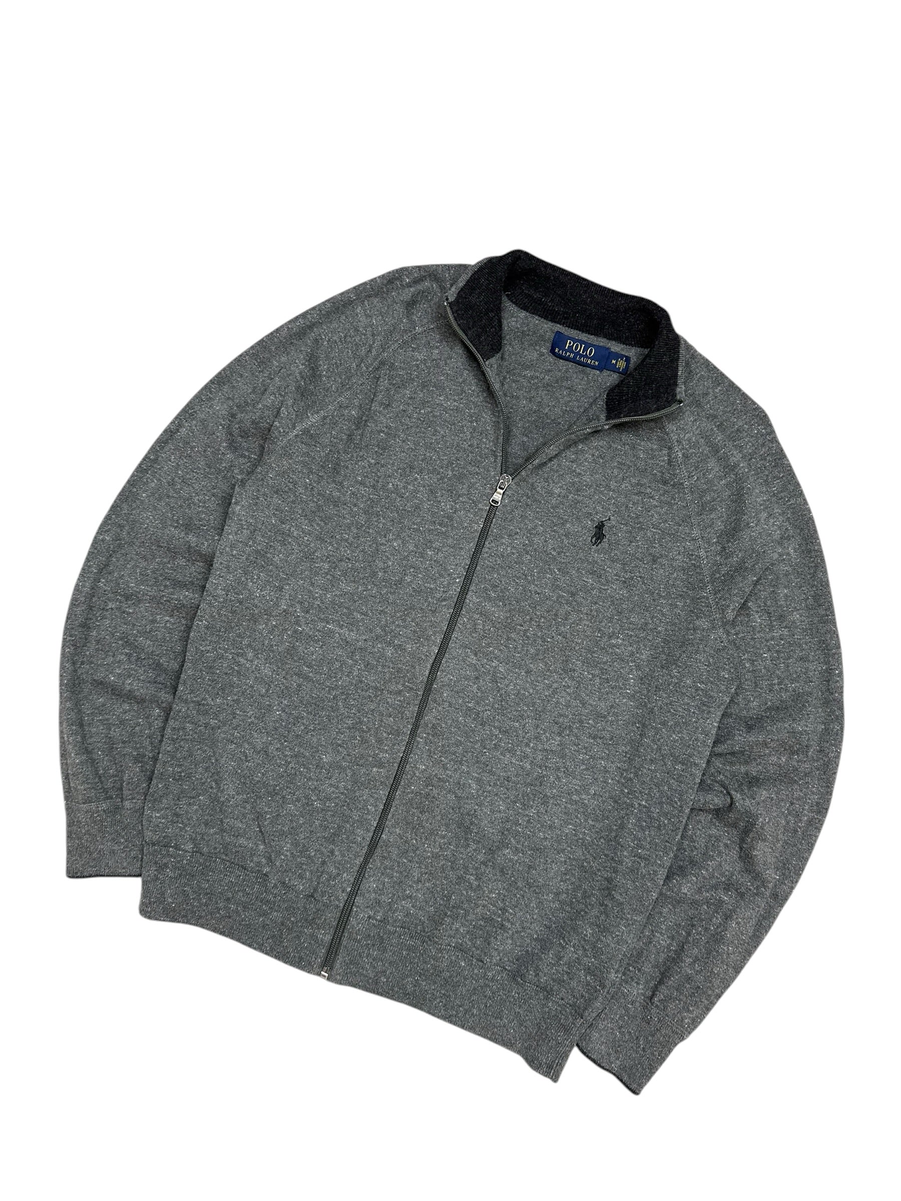 Polo Ralph Lauren Grey Full Zip Up (M)