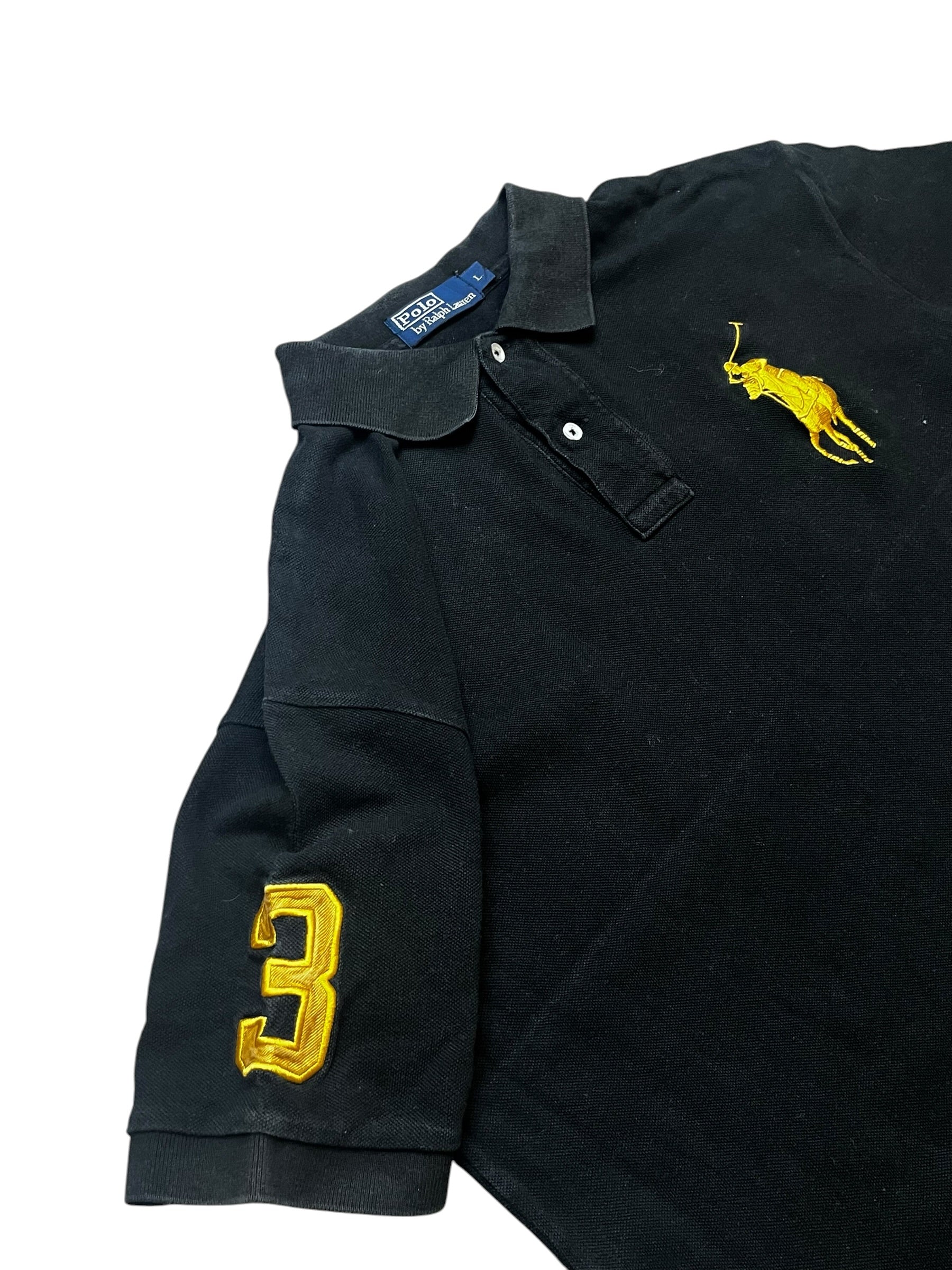 Polo Ralph Lauren Black Bigpony #3 Poloshirt (L)