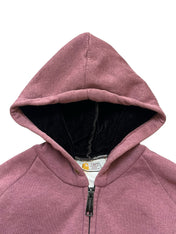 Carhartt Pink Zip Up Hoodie (Women M)