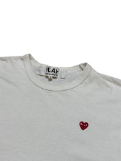 Comme des Garçons PLAY Heart Logo Tee (Women S - Men XS)