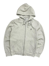 Polo Ralph Lauren Grey Full Zip Up Hoodie (XS)