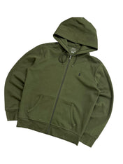 Polo Ralph Lauren Olive Full Zip Up Hoodie (S)