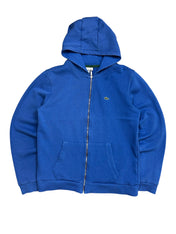 Lacoste Blue Full Zip Up Hoodie (S)
