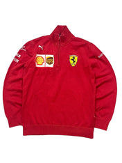 Puma x Ferrari Vintage 1/4 Zip Up (M)