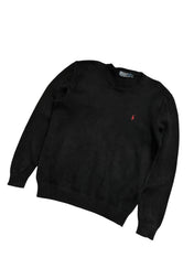 Polo Ralph Lauren Vintage Black Knitted Crewneck (S)