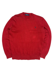 Polo Ralph Lauren Red Knitted Crewneck (M)