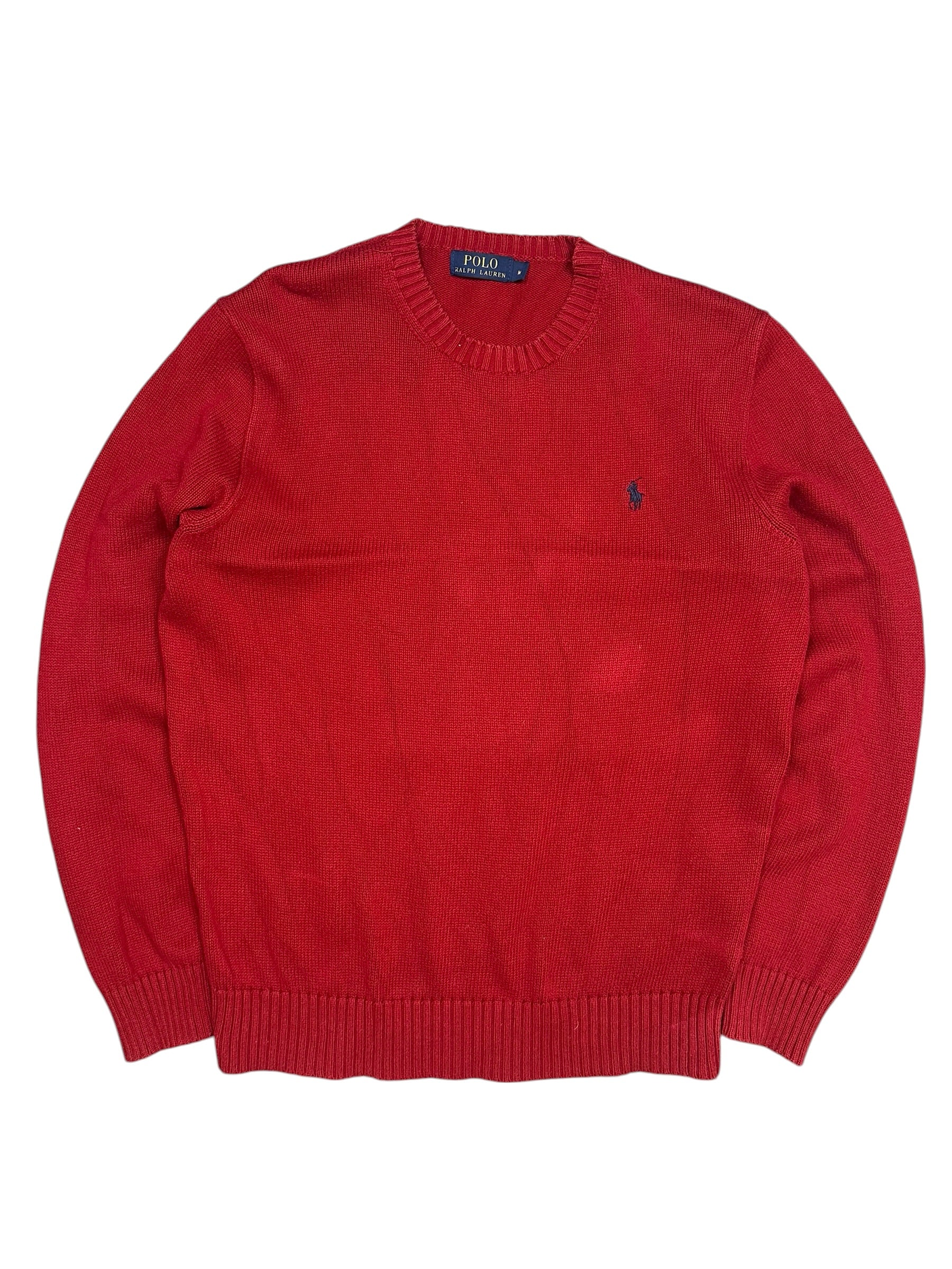 Polo Ralph Lauren Red Knitted Crewneck (M)
