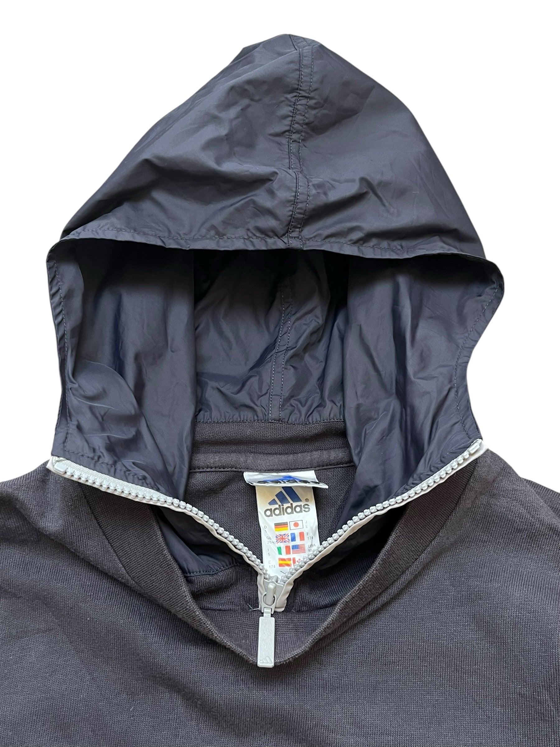 Adidas Vintage '00s Hooded Pullover (M)