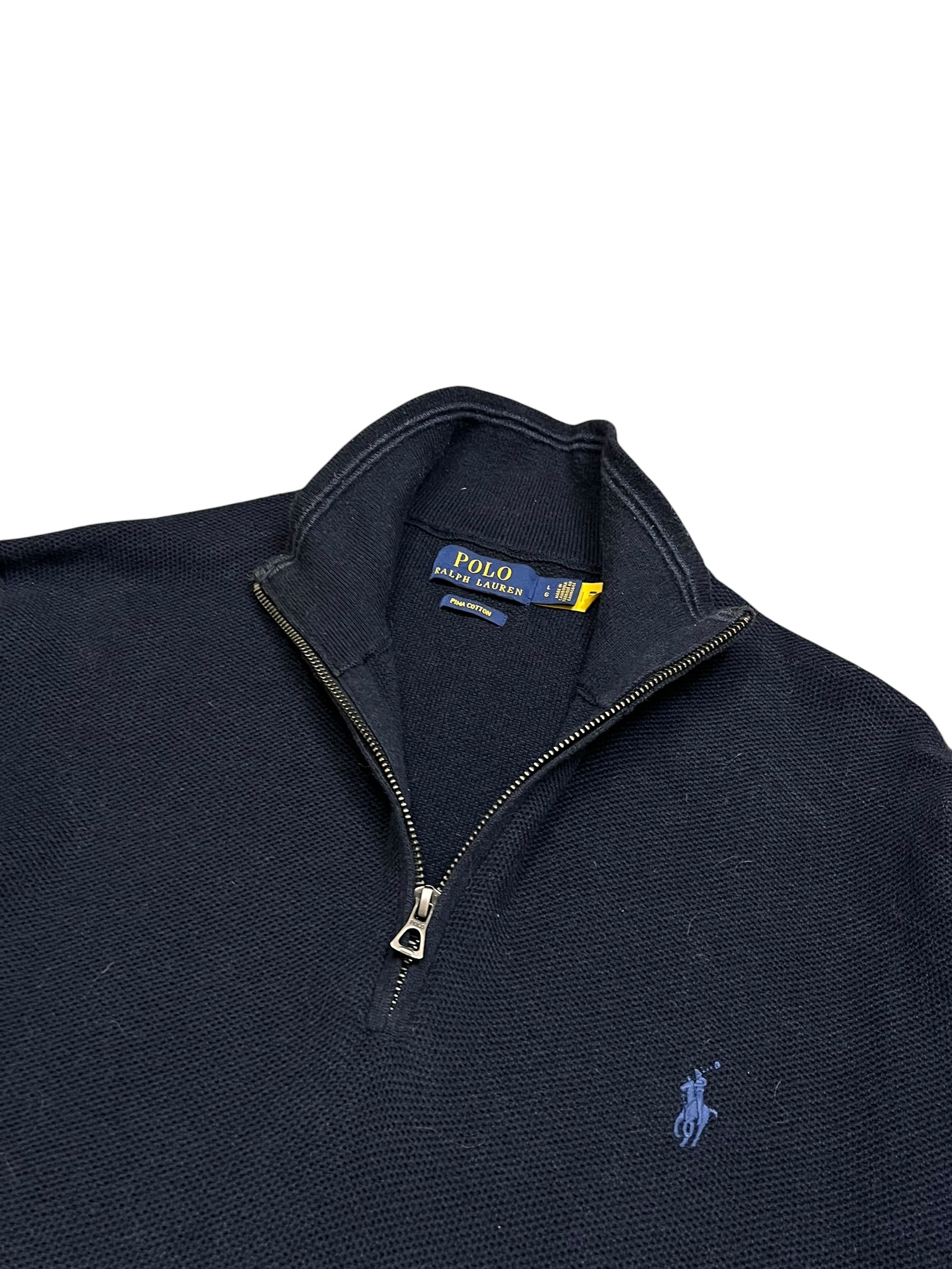 Polo Ralph Lauren Quarter Zip Knit Pulover (L)
