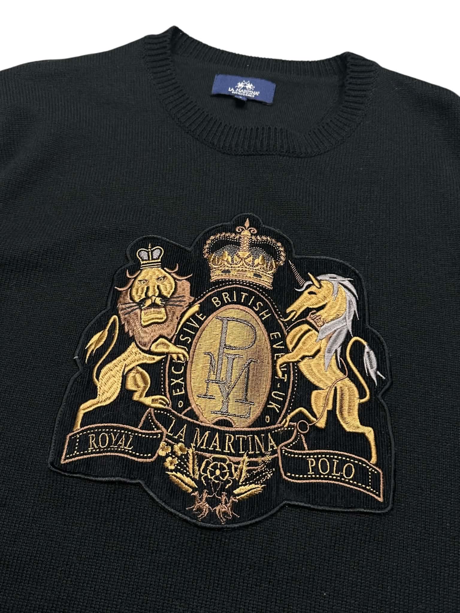 La Martina Dual Pony Crewneck (L)