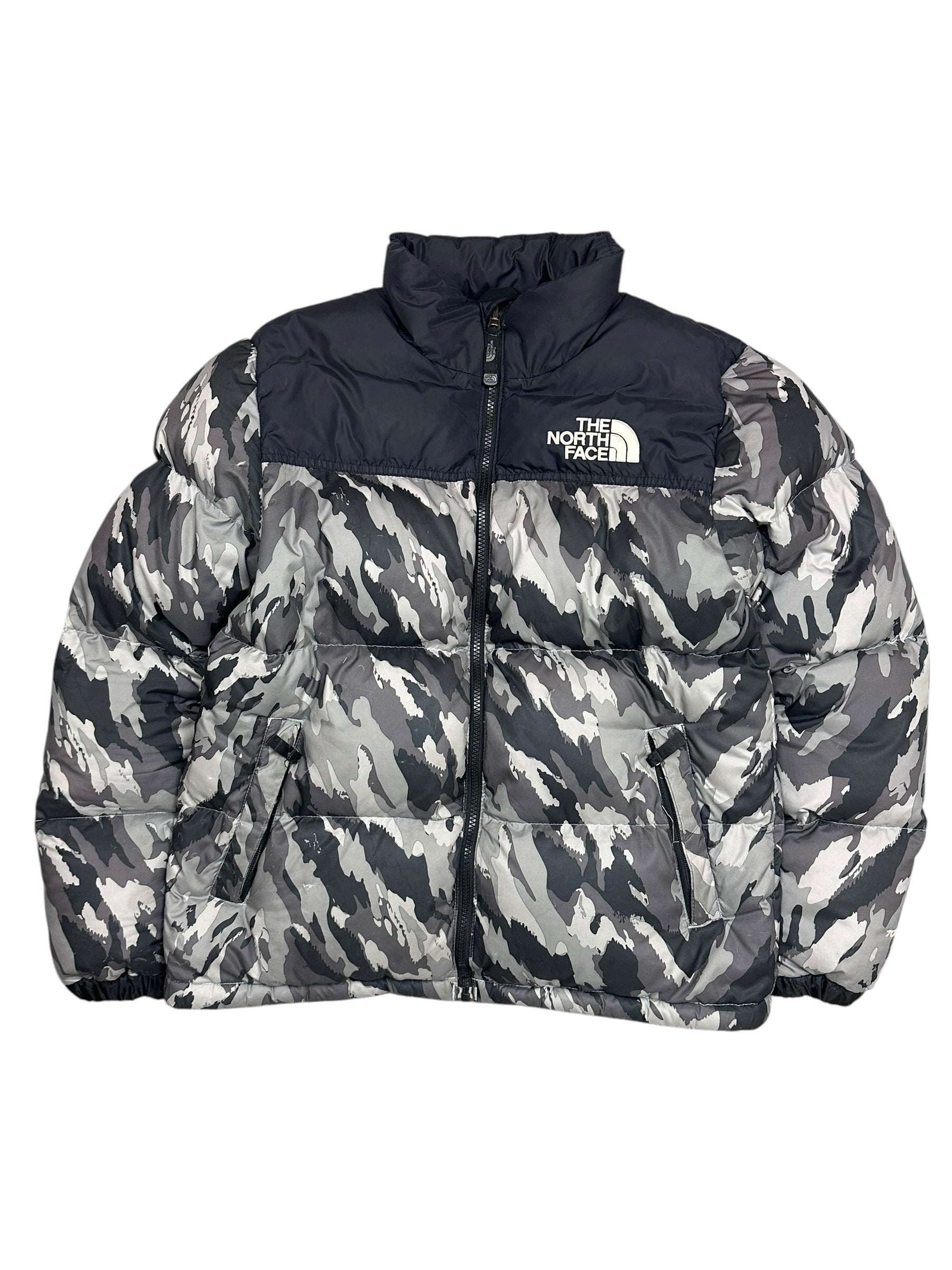 The North Face Nuptse 700 Camo Puffer Jacket (M)