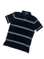 Polo Ralph Lauren Black Striped Poloshirt (S)