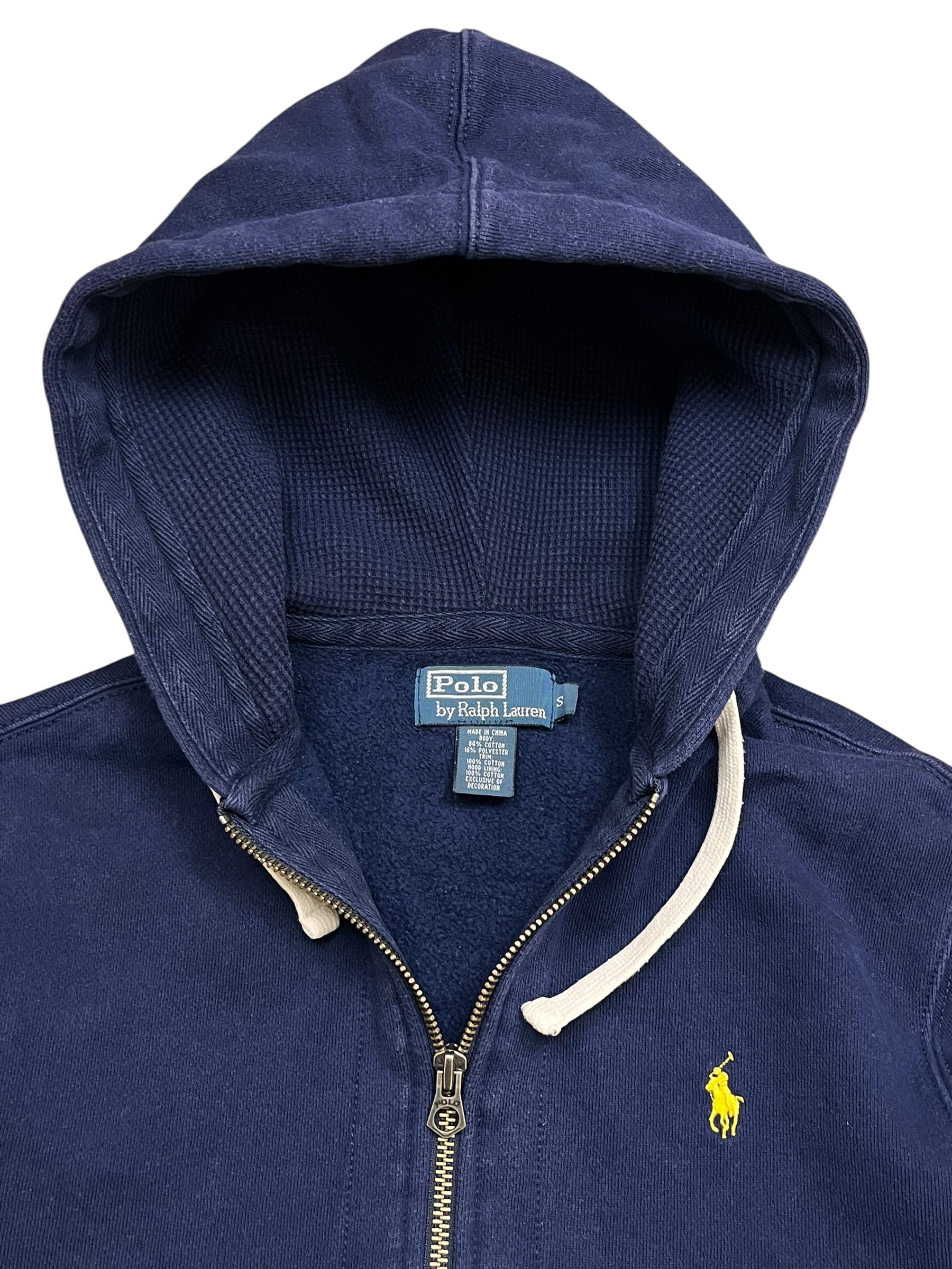 Polo Ralph Lauren Navy Full Zip Up Hoodie (M)