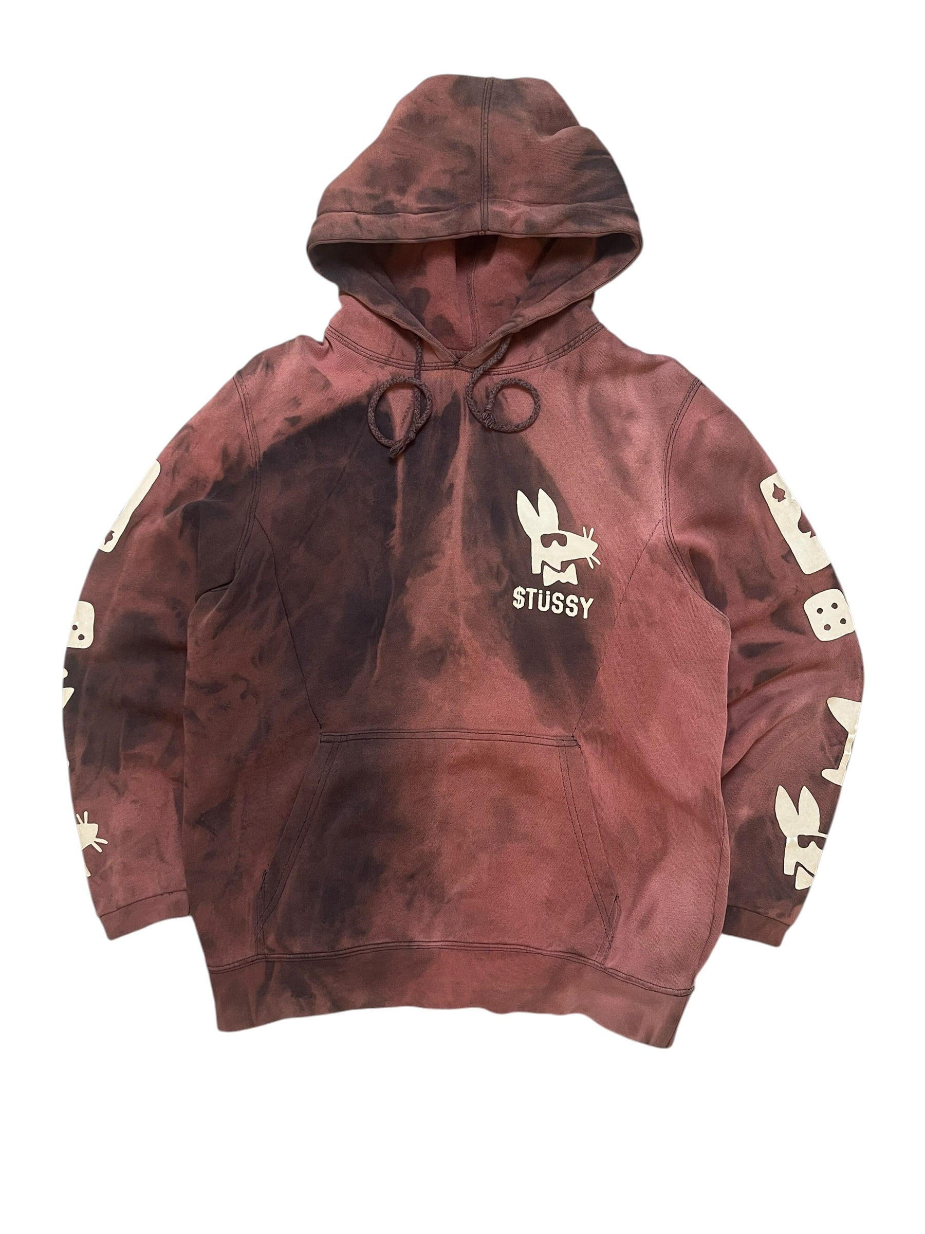 Stüssy "Stay Paid Stüssy Crew" Washed Hoodie (S)