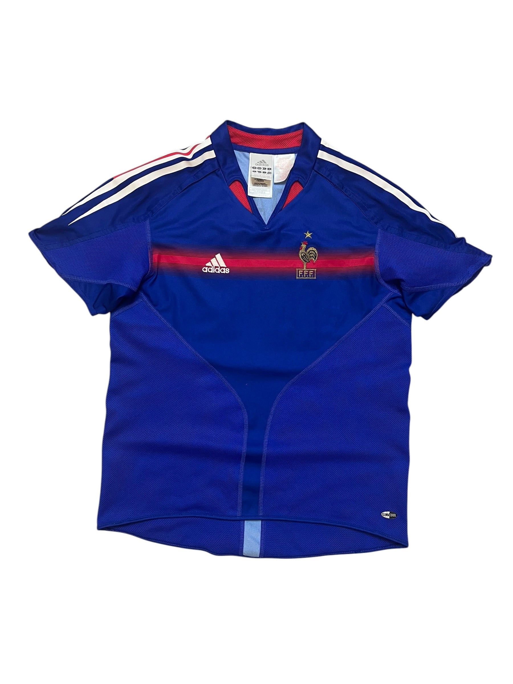 Adidas France 2004 Zidane #10 Vintage Jersey (XXS)
