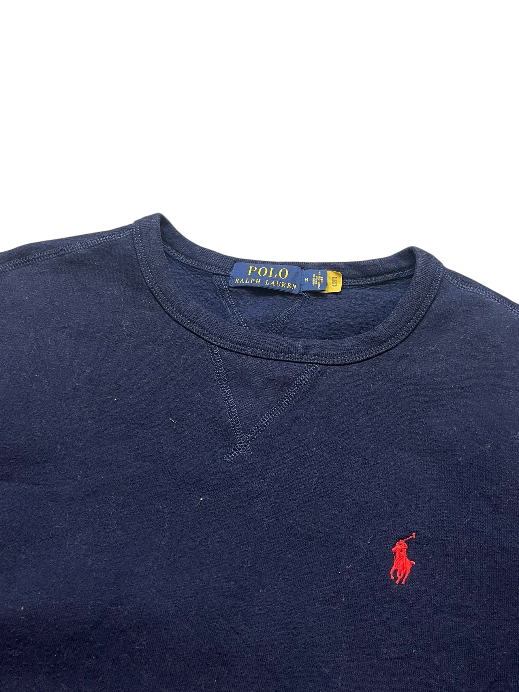 Polo Ralph Lauren Navy Crewneck Sweatshirt (M)