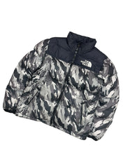 The North Face Nuptse 700 Camo Puffer Jacket (M)
