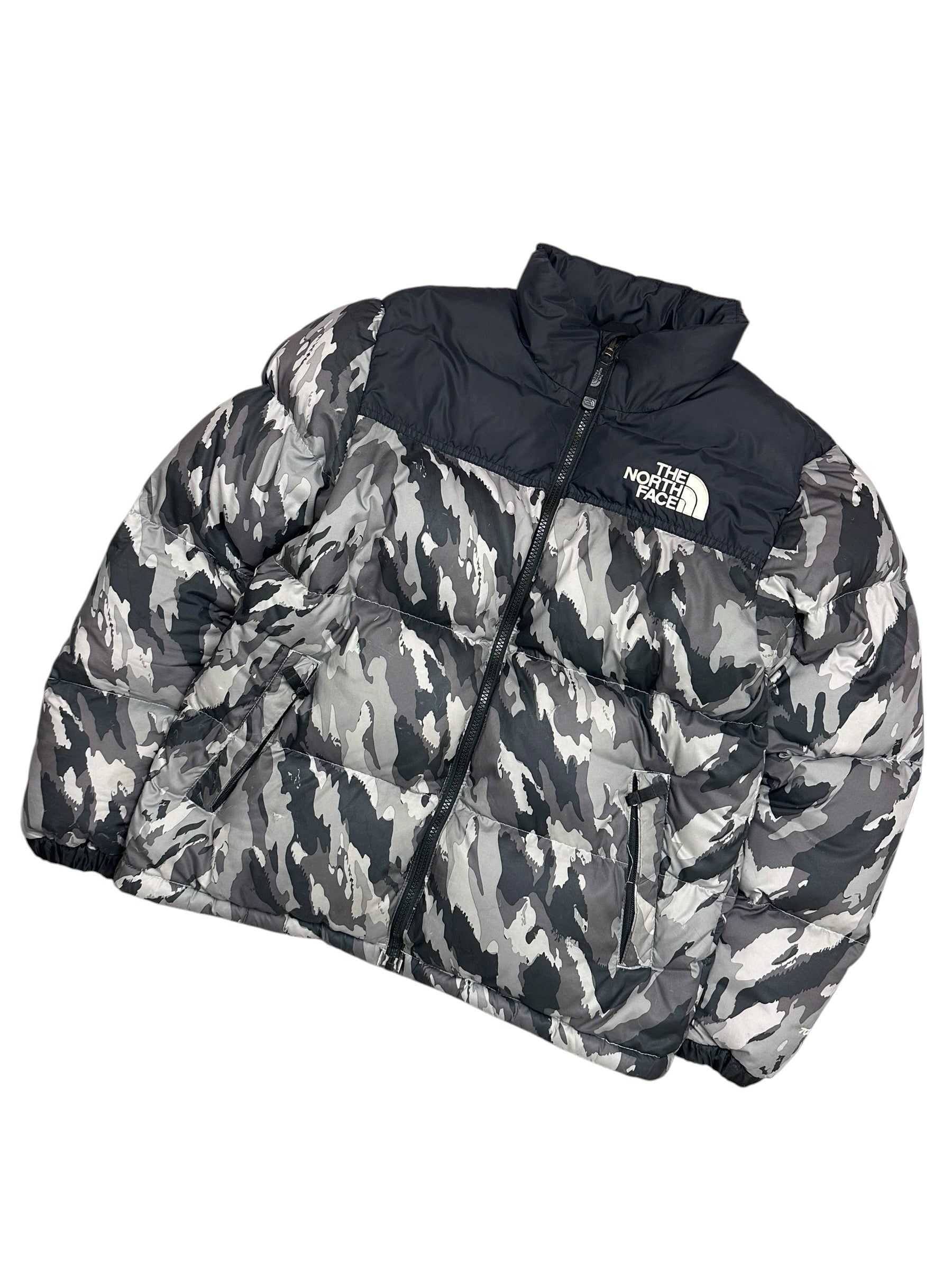 The North Face Nuptse 700 Camo Puffer Jacket (M)