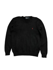 Polo Ralph Lauren Vintage Black Knitted Crewneck (S)