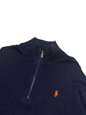 Polo Ralph Lauren Pima Cotton Quarter Zip Pulover (L)