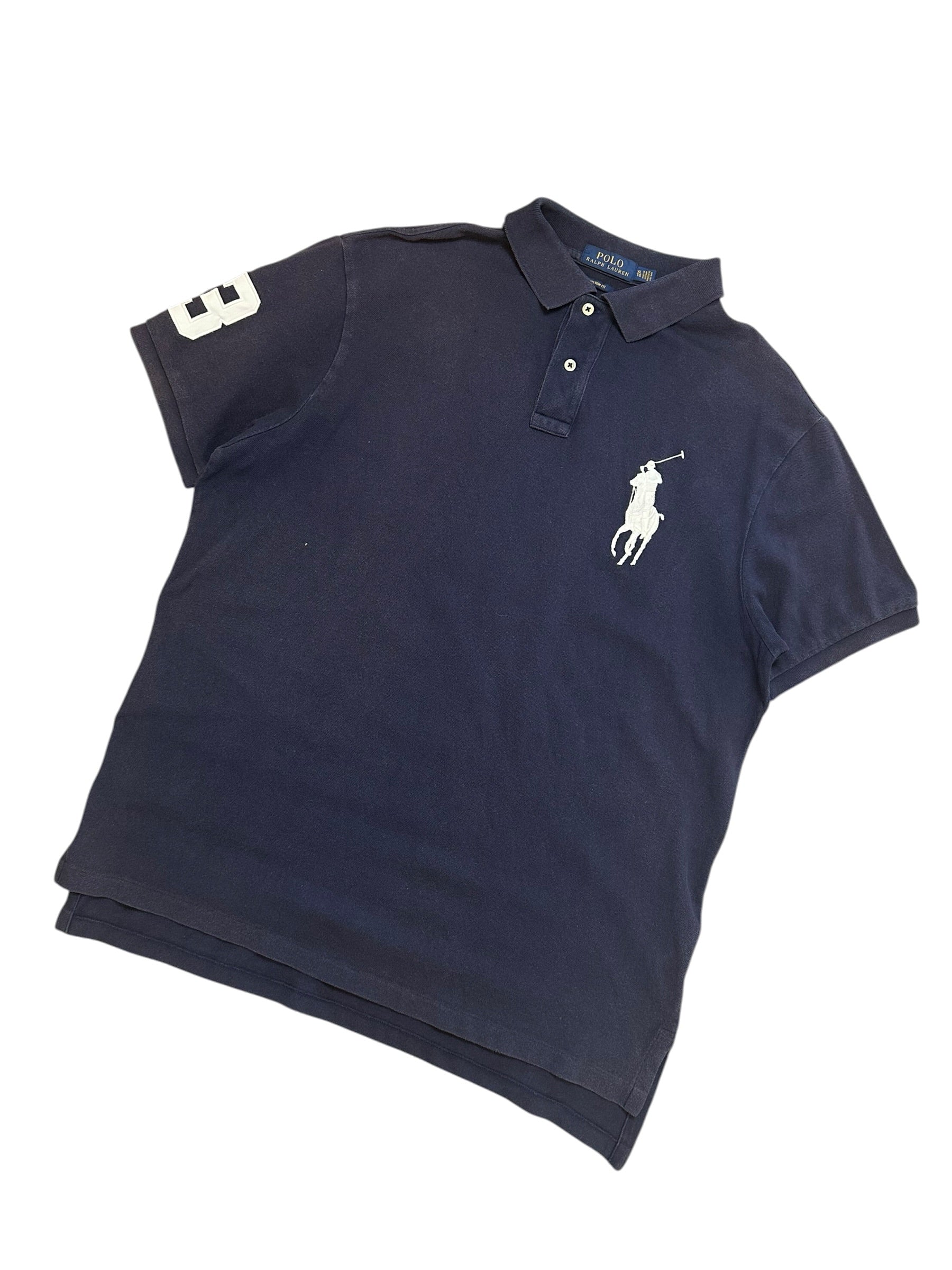 Polo Ralph Lauren Navy Bigpony Poloshirt (XL)