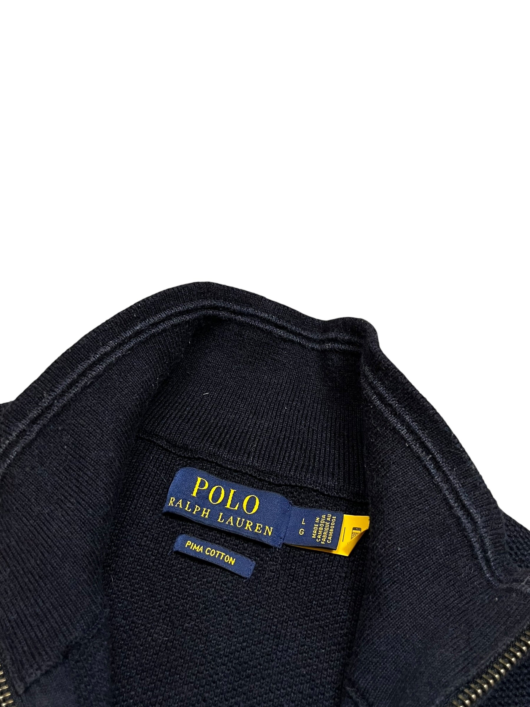 Polo Ralph Lauren Quarter Zip Knit Pulover (L)