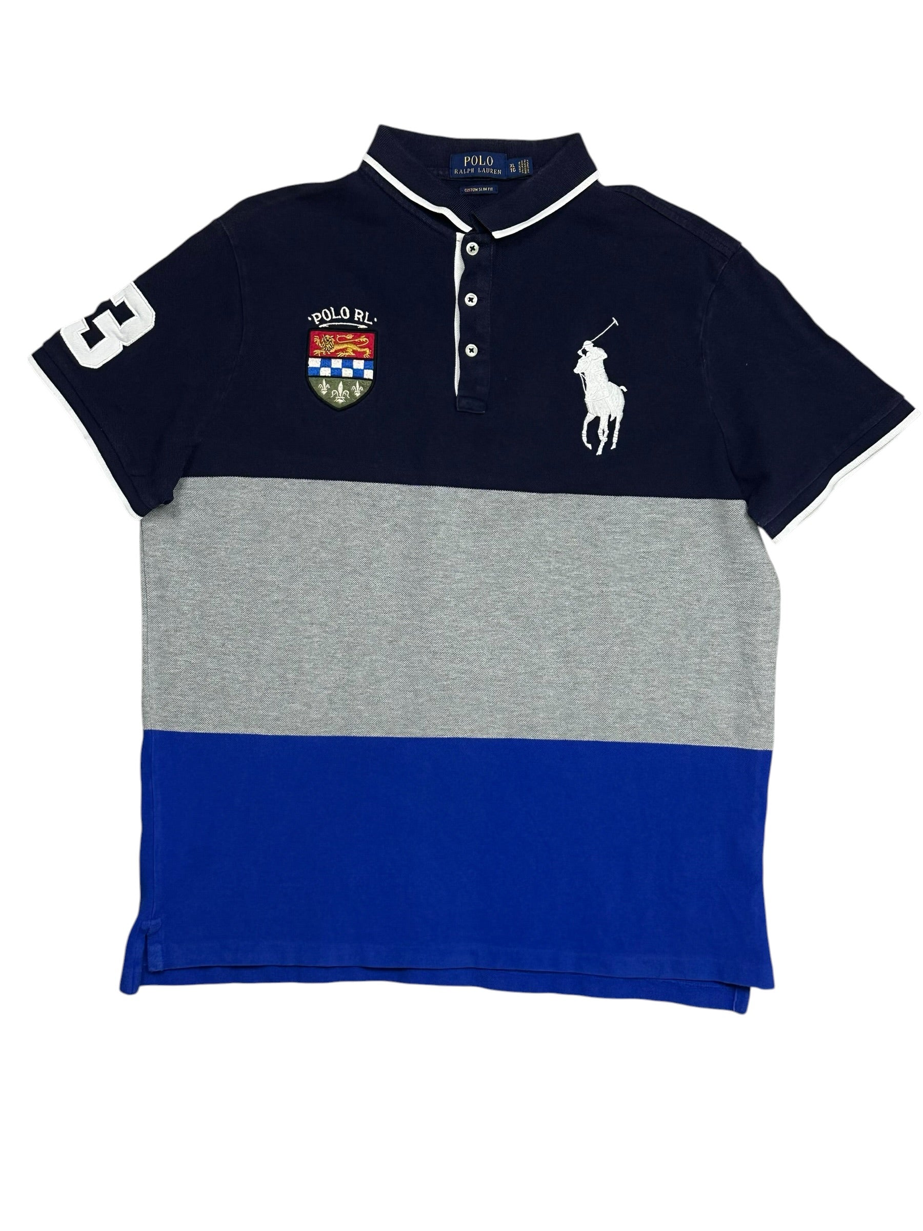 Polo Ralph Lauren Bigpony Colorblock Poloshirt (L)