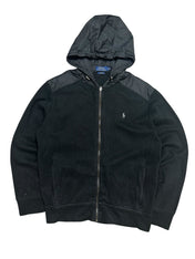 Polo Ralph Lauren Black Full Zip Up Hoodie (M)