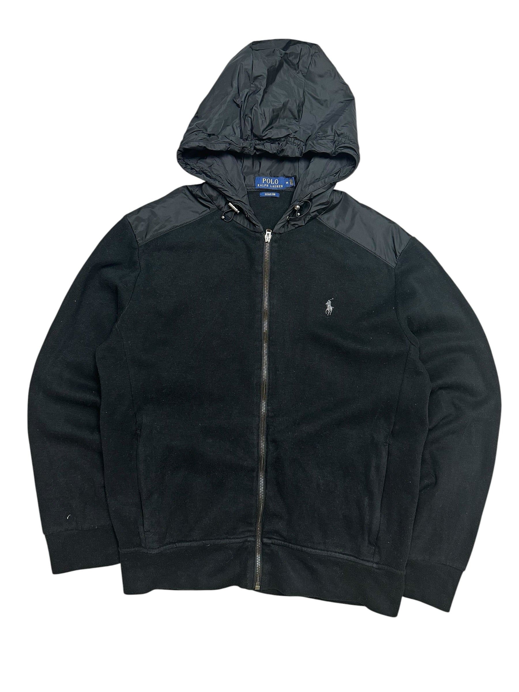 Polo Ralph Lauren Black Full Zip Up Hoodie (M)