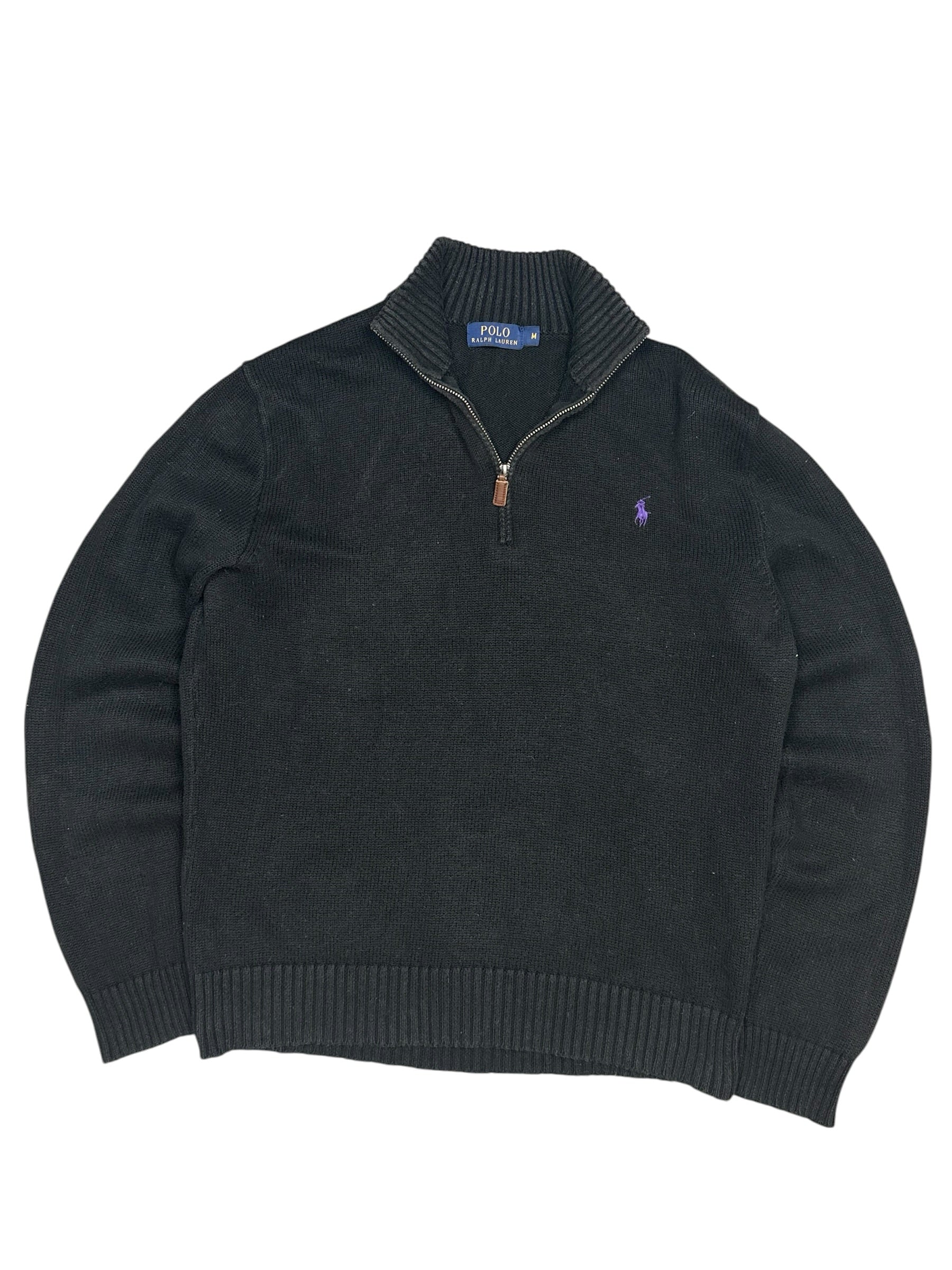 4 Quarter Zip Knit Pulover (M)