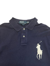 Polo Ralph Lauren Vintage Navy Bigpony Poloshirt (L)