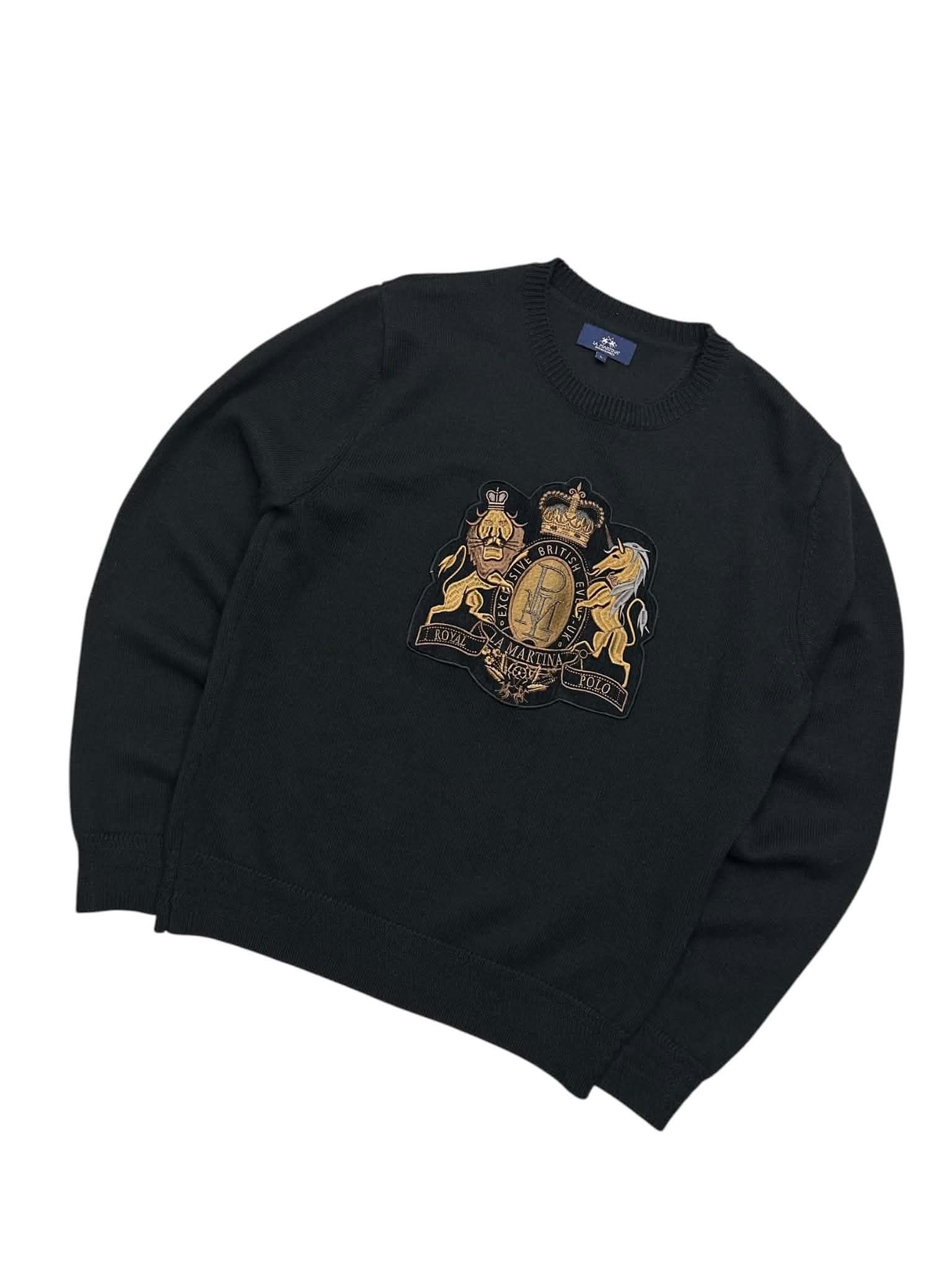La Martina Dual Pony Crewneck (L)