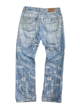 PRINT JEANS DENIM JEANS (M)