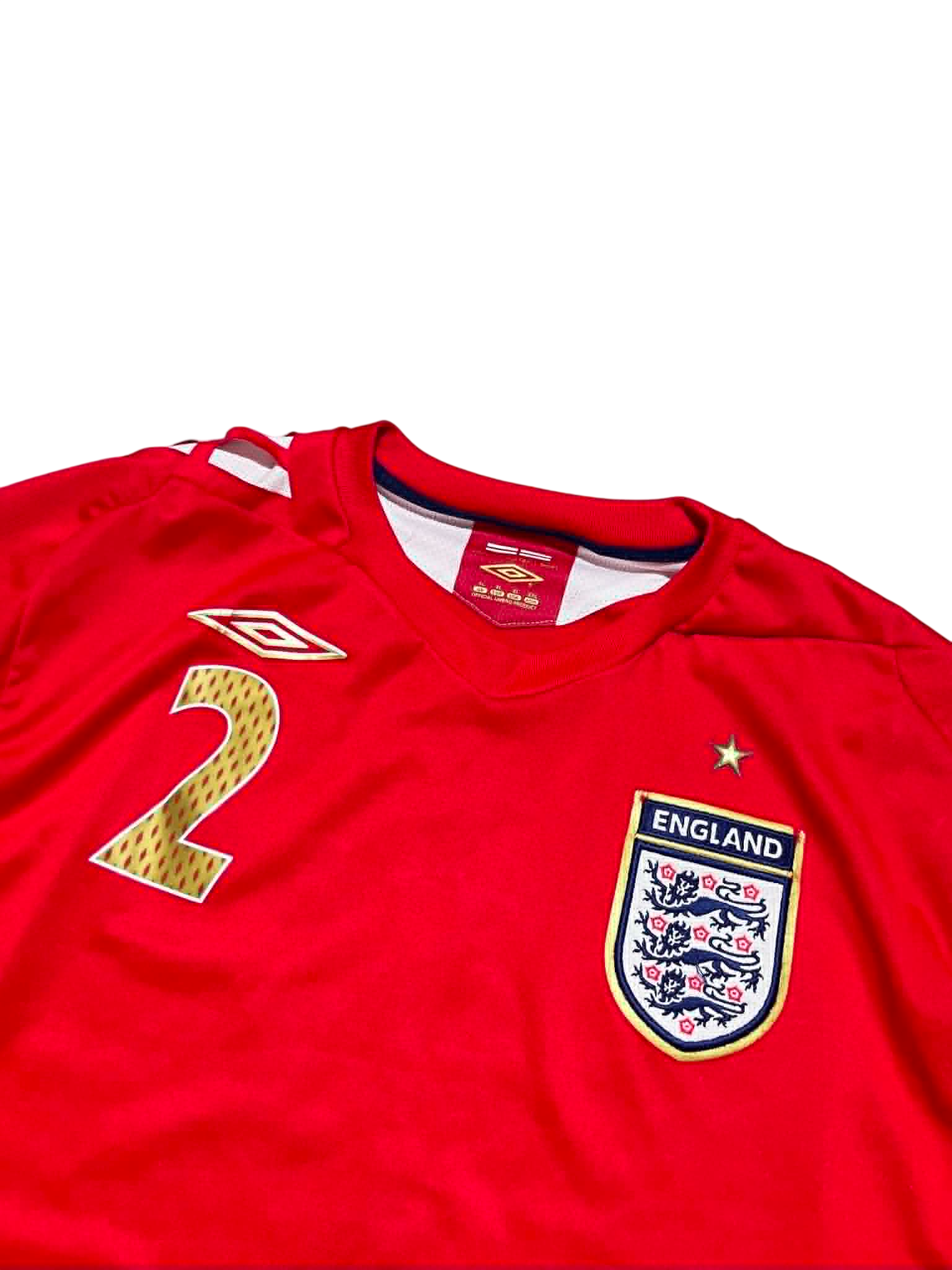2006-08 England Longsleeve Jersey 2 RUSH (XL)
