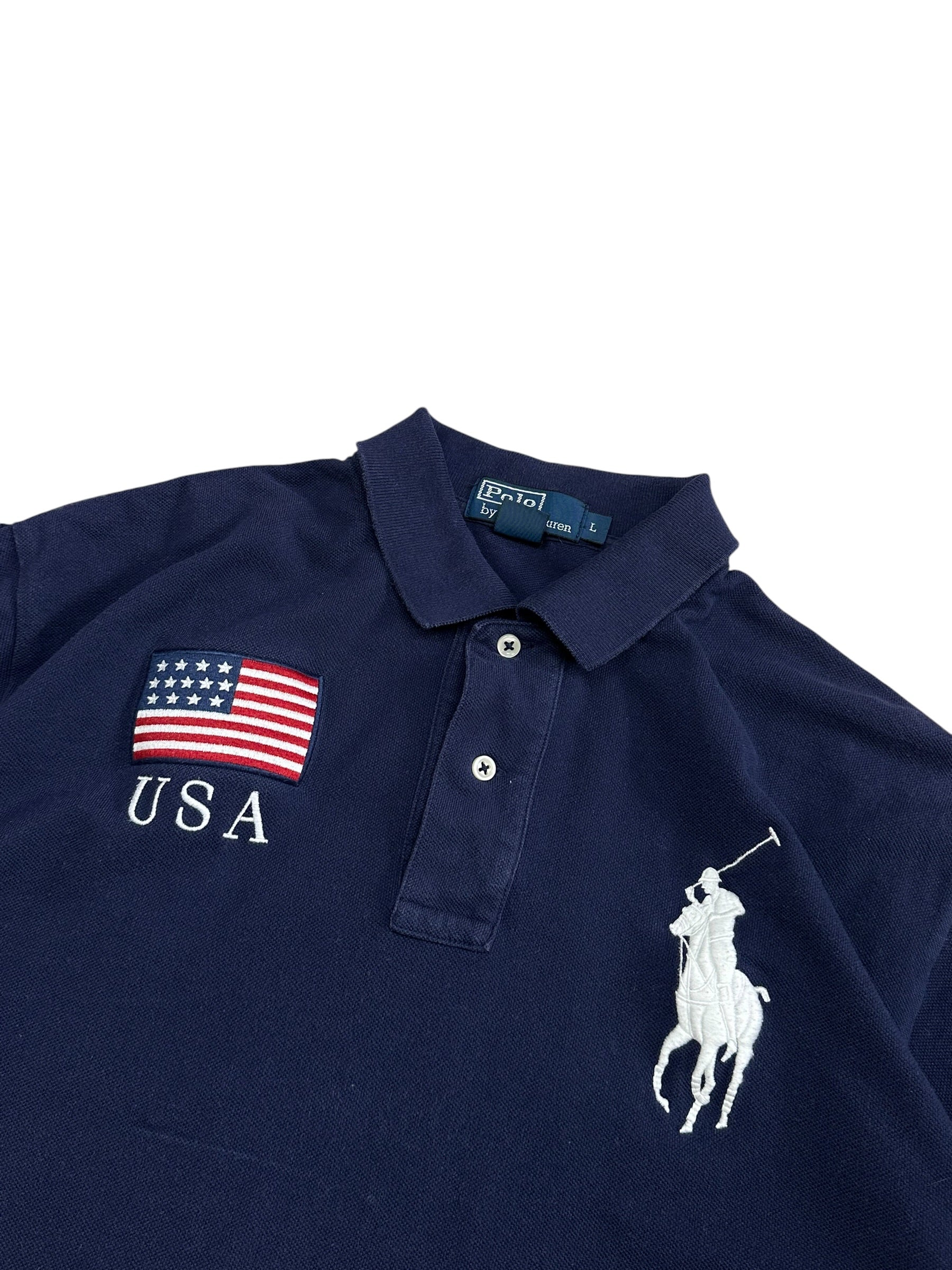 Polo Ralph Lauren Chief Keef Bigpony United States Poloshirt (L)