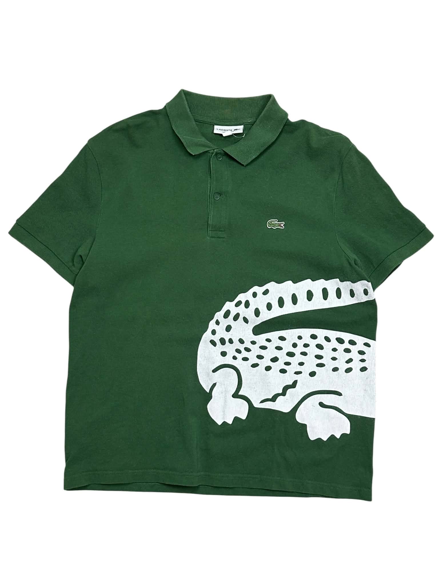 Lacoste Bigprint RARE Vintage Poloshirt (L)