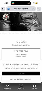 Moncler Poloshirt (L)
