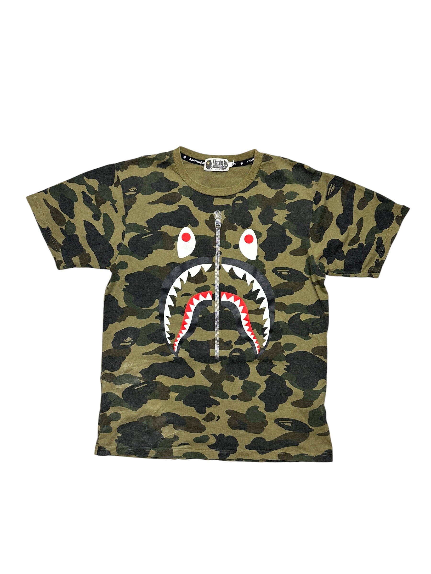 BAPE PONR 1st Camo Shark '00s Tee (M)