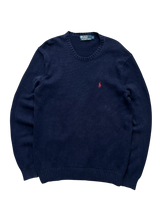 Polo Ralph Lauren Navy Knitted Crewneck (S)