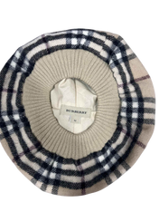 Burberry kockás mintás gyapjú barett sapka, prémium vintage streetwear kiegészítő