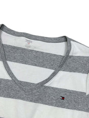 Tommy Hilfiger V-Neck T-Shirt (Women L - Men XS)