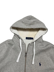 Polo Ralph Lauren Grey Full Zip Up Hoodie (L)
