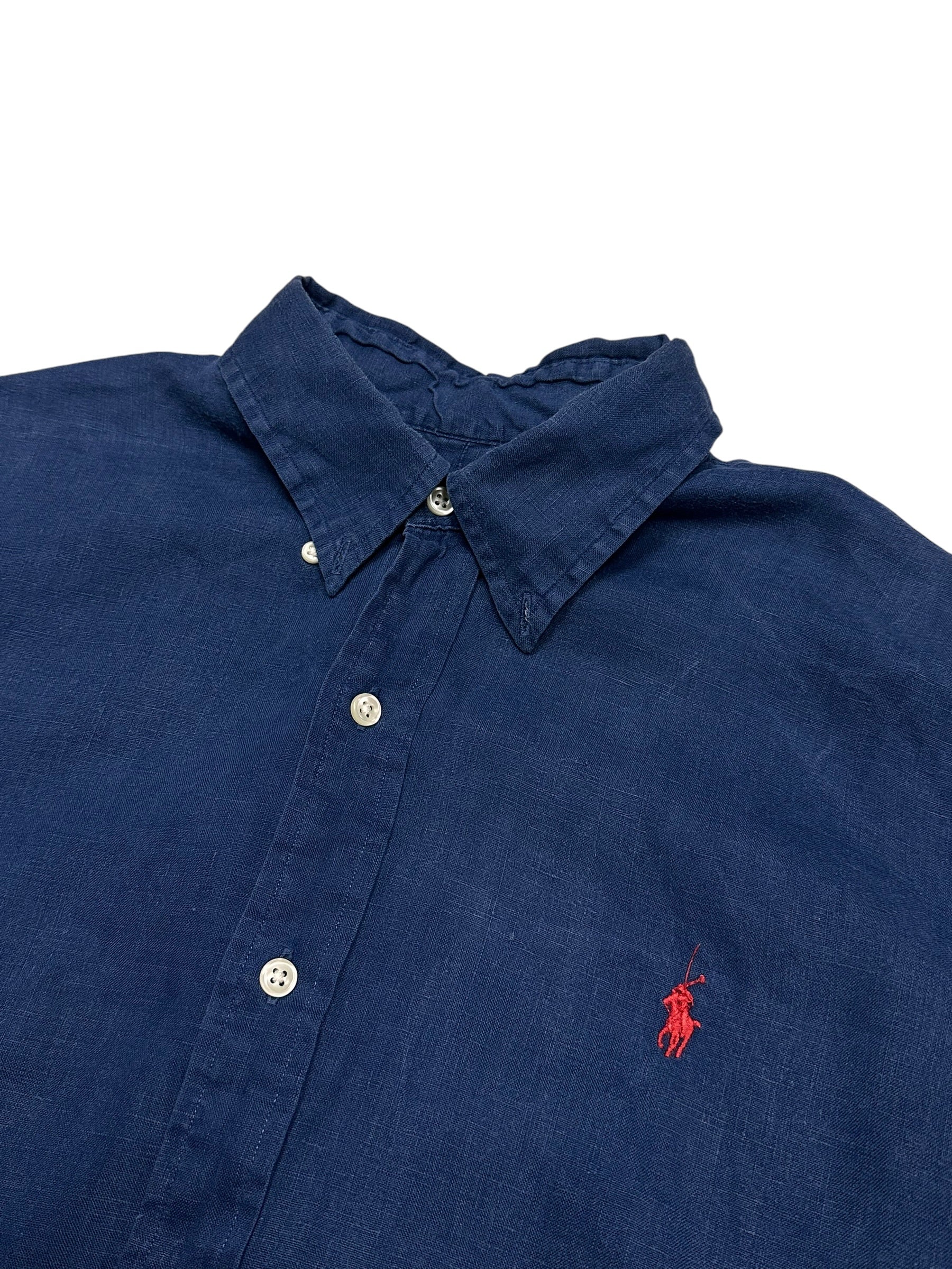 Ralph Lauren Classic Fit Navy Shirt (L)