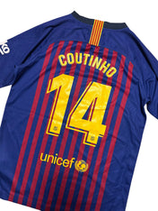 Nike FC Barcelona 2018-19 Home Jersey Coutinho #14 (XS)