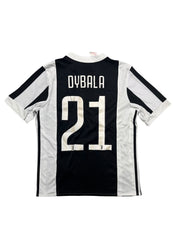 Adidas Juventus 2017-18 Home Jersey Dybala #21 (XS)